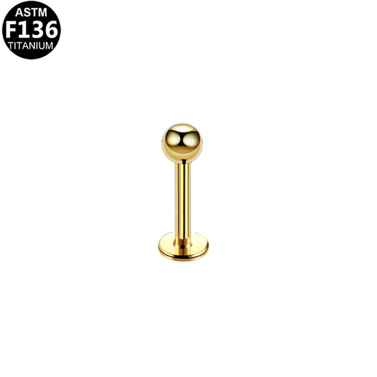 PVD18Kgold Flatback Bar