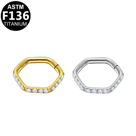 Segment Ring Gem-Hexagonal